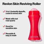Face Roller by Revlon, Oily Skin Control for Face Makeup, Oil Absorbing, Volcanic Reusable Facial Skincare Tool for At-Home or On-the-Go Mini Massage - Image 4
